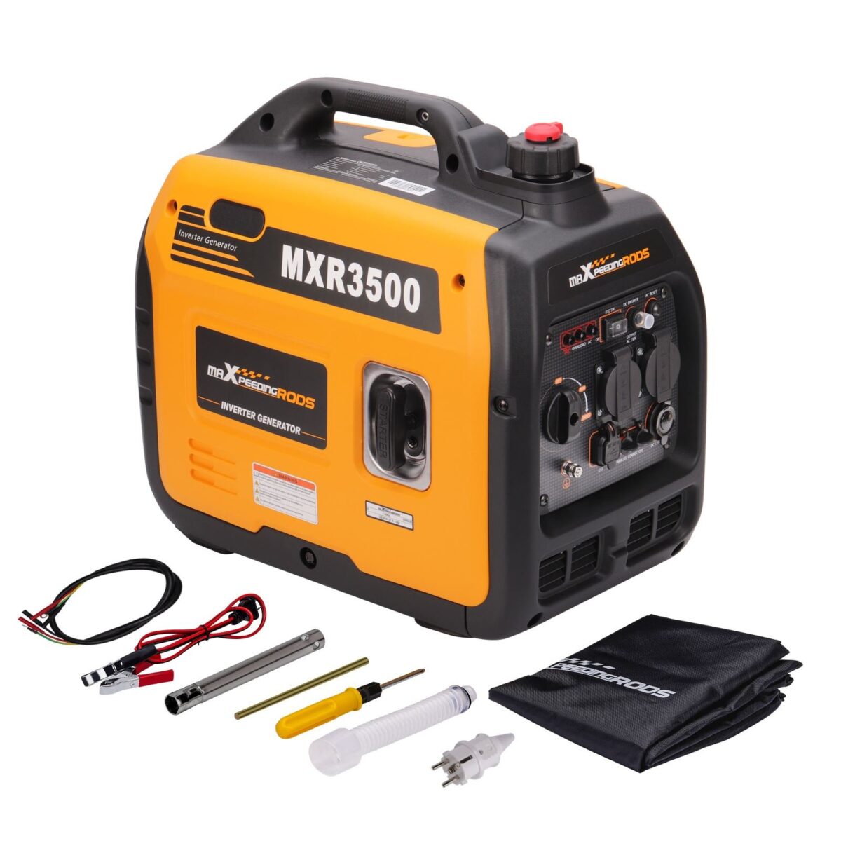 Generador inversor de gasolina portátil y compacto maXpeedingrods de 3300 W y 230 V, 4 tiempos – Image 1