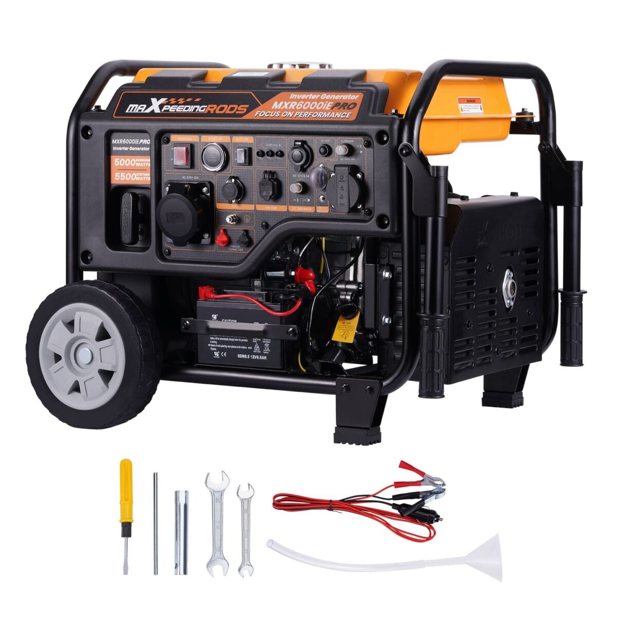 ATS Silent Generator Electric Generator – 5000 W, Inverter, 5.5 kW, 4-Stroke, Gasoline Start – Image 1