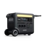 Anker SOLIX F2600 Professional Power Station – Portable Battery 2560 Wh, Solar Generator with 3 AC Outlets, 2400 W