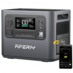 AFERIY Portable Power Generator – 2400 W / 2048 Wh LFP Battery Power Station, App Control, 1.7-Hour Fast Charging, 13 Output Ports, UPS, Solar Generator for Home or Camping, 7-Year Warranty – Image 2
