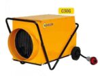 Sovelor – Mobile Forced Air Heater with Electric Ducts, 30 kW, On Wheels – Model C30G